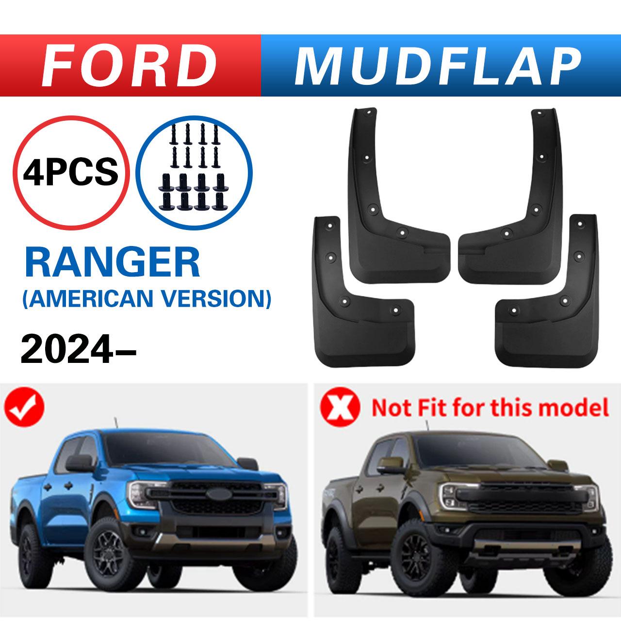 2024 Ford Ranger Cross-Border Mudguards - Modified Automotive Parts