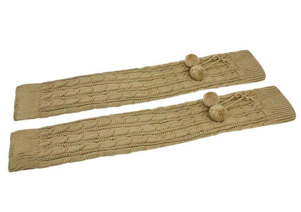 Folove Fluffy Long Knit Leg Cold Loose Ankle Perfect for and Warmers, Protection, Women's Thigh-Length Socks, Cute, Warm, Stylish, Warmers, Stretchy,