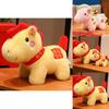Chinese Zodiac Year Of The Horse Plush Toy With Pp Cotton Filling For New Year Gifts