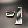 Für BMW Z4 E85 E86 E89 Aluminiumlegierung Gas Kraftstoff Bremse Fußstütze Pedal Platte Pad AT Autozubehör