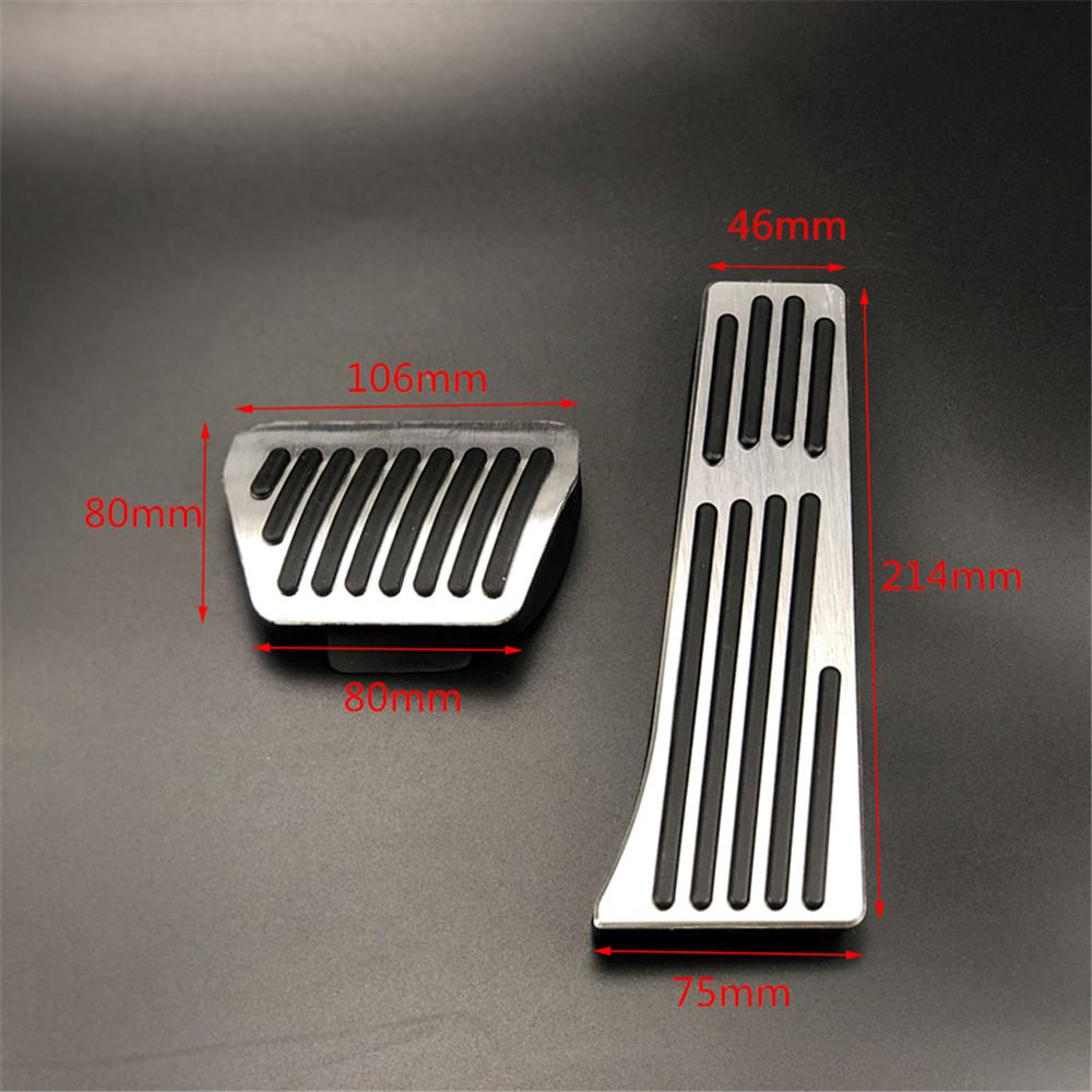 Für BMW Z4 E85 E86 E89 Aluminiumlegierung Gas Kraftstoff Bremse Fußstütze Pedal Platte Pad AT Autozubehör