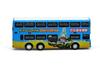 Tiny City 1/110 Dennis Dragon KMB 11m Zero Accidents (33A) "Zero Accidents on the Road, Love for Hong Kong People" Double-Decker Bus Diecast Model Car