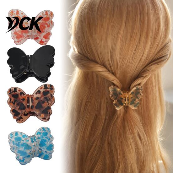 Hair Clips for Women Magnetic Girls, Butterfly Shape Strong Hold Non Slip Claw Clips, Seamless 2-in-1 Clip Thick or Thin Non-slip Accessories