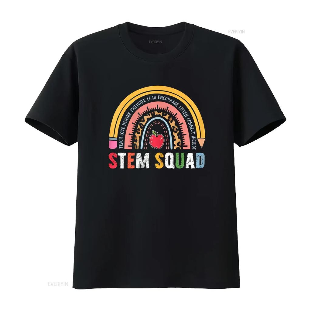 Steminist STEM Teacher Science Technology Engineering Math T Shirt vintage Washed Soft streetwear Breathable Slightly Versatile