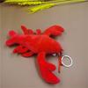 Car Key Accessories Crayfish Pendant Prop Keyring Bag Pendant Stuffed Keychain Plush Toy Keychains