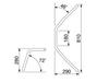 HURRICANE Handlebar P1 inch 300 Ape Hanger Type 2 Chrome Plated HB0170C-01