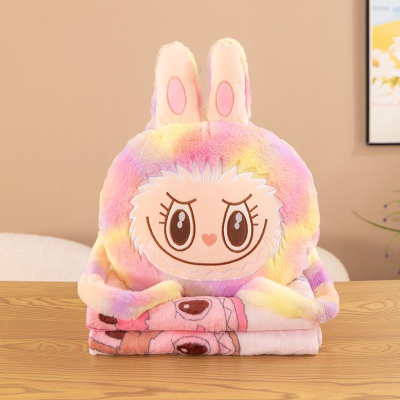 

Лабубу одеяло-подушка 2-в-1: Где Комфорт Встречается с Универсальностью