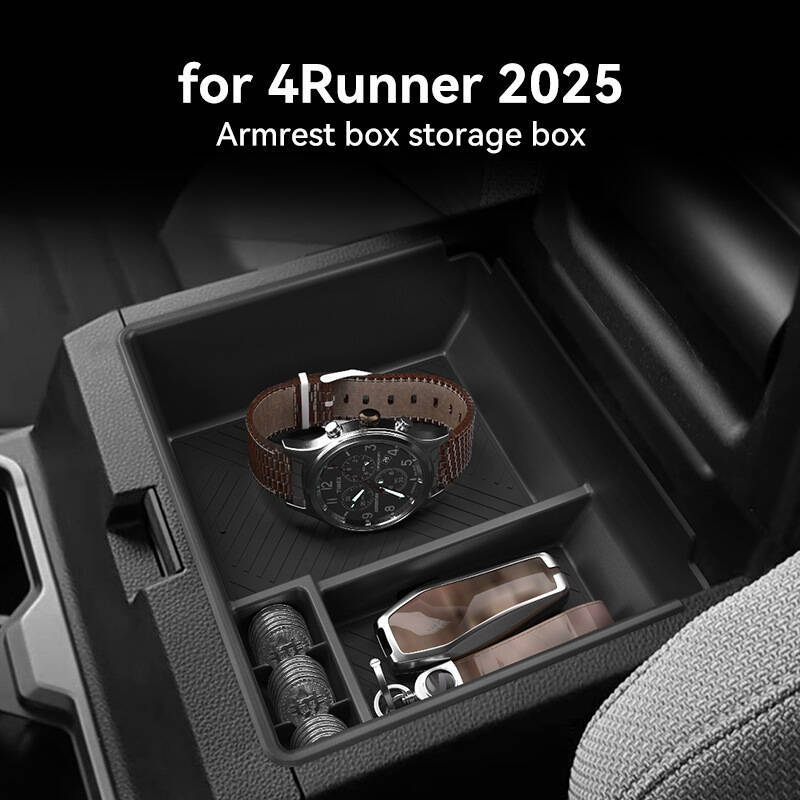 For Toyota 4Runner 2010-2025 Car Central Control Armrest Box Storage Box for Toyota Land Cruiser Van Storage Accessories