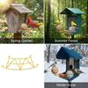 Долговечность Кормушки для птиц DIY Удлинители Жердочки Более Широкая Подставка-удлинитель Для Мелких Птиц Попугаев Клетка Контейнер для корма Миска