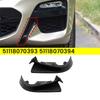 1Pair Front Bumper Outer Bracket For BMW X3 X4 G01 G02 2018- 51118070393/51118070394 Side Grille Molding Trim Cover-A02G