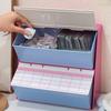 Large Capacity Tea Bag Storage Box Dustproof Desktop Storage Box  for Home