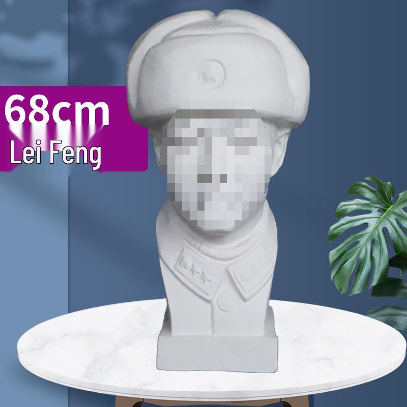 Plaster Cast Geometric Sculpture Set for Art and Photography
