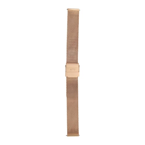 

ALTO 14mm Replacement Strap, Fits Any 14mm Watch, Women s Leather and Mesh Strap, Cute and Stylish (Rose Gold)