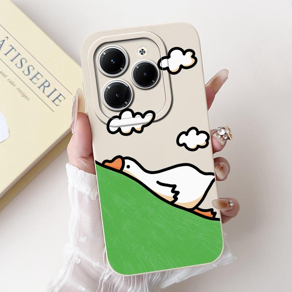 For Infinix Hot 40 Pro Case Hot 40 40i 40Pro Hot40 Hot40i Cute Panda Rabbit Cartoon Soft Silicone Shockproof Phone Cases