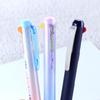 6Pcs Multicolored Gel Inks Pen 3 Color-in-1 Gel Pen 0.5MM Retractable Colored Gel Pen for Daily Journaling Note Taking