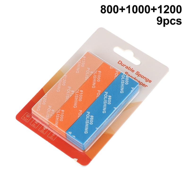 

9Pcs For Assembling Model Build Tools Hobby Diy Ms-E400~1200 Semi-Rigid Sanding Sticks Plastic Model Polishing Rod 800 1000 1200 9pcs