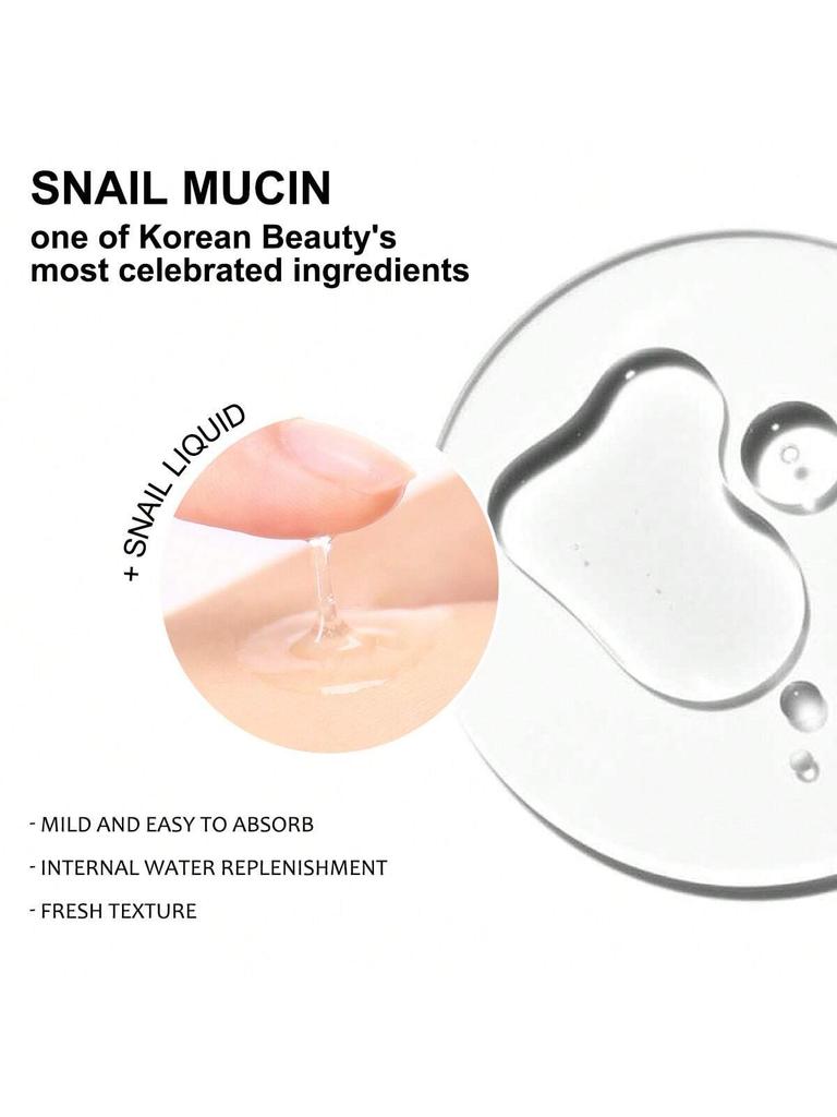 1Pc 100ml Snail SOOTHING SERUM. Make The Skin More Hydrated And Smooth Hydrating And Moisturizing An