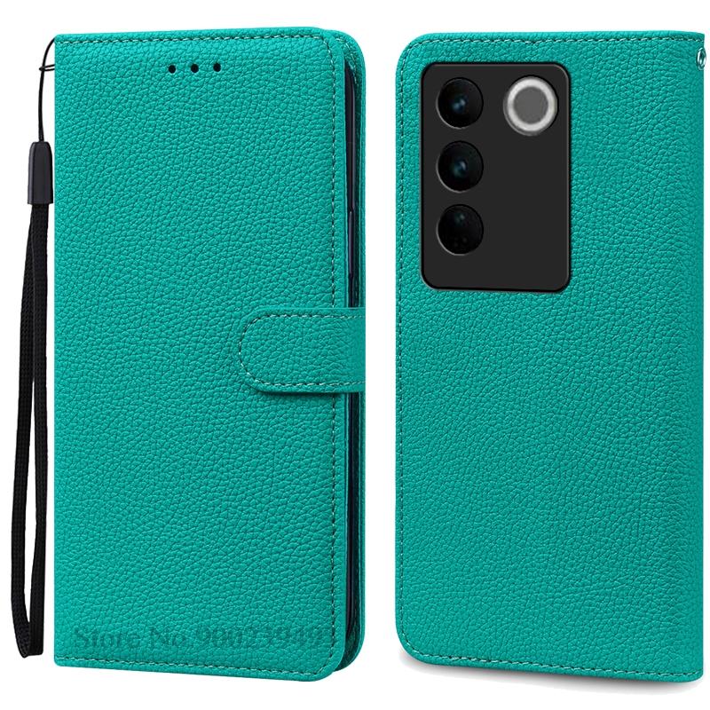 For Vivo V27e 4G Case Wallet Leather Flip Cover For Vivo V27E Case Stand Book Cover For VIVO T2 4G  Case Soft Silicone Fundas
