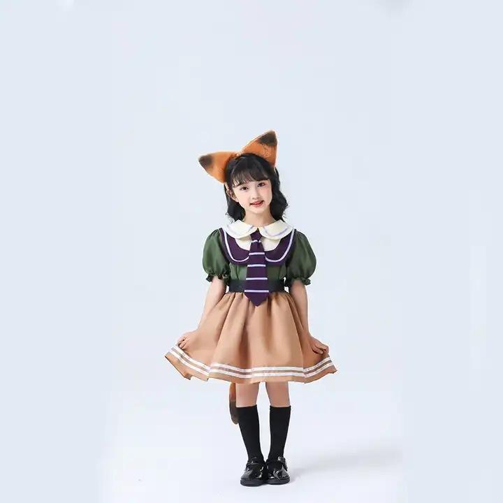 Cosplay crazy animal city Nick fox skirt COS animal costume, game uniform, cosplay Japanese anime costume