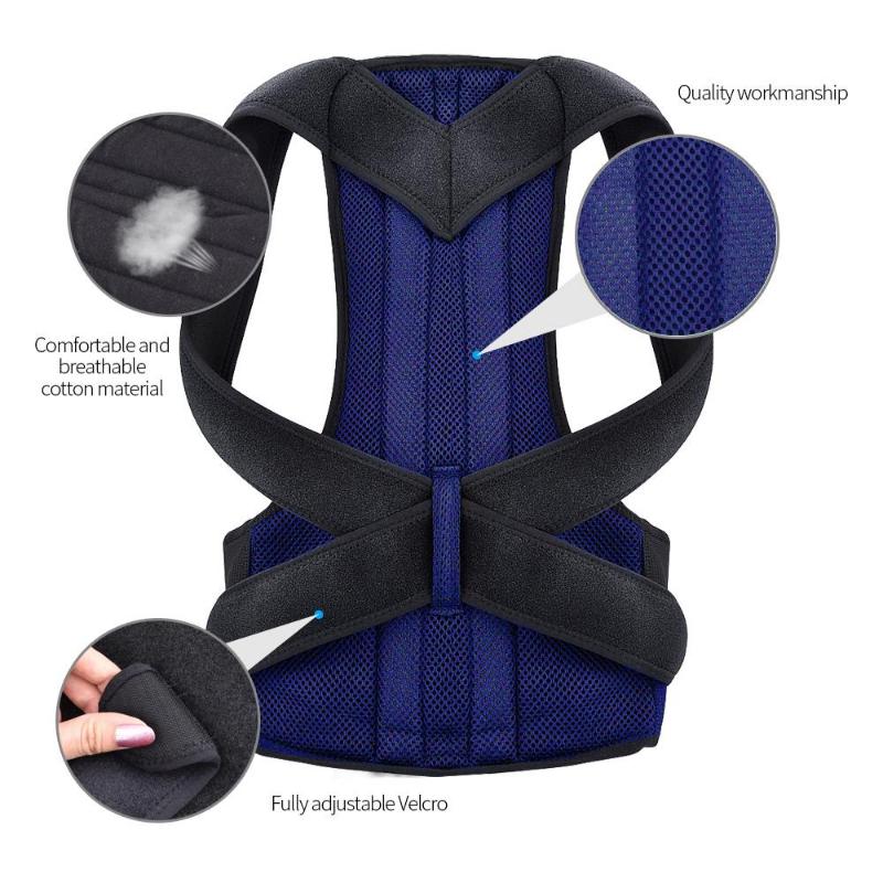 S-3XL Back Waist Posture Corrector Adjustable Adult Correction Belt Waist Health Trainer Shoulder Lumbar Brace Spine Support Belt Vest