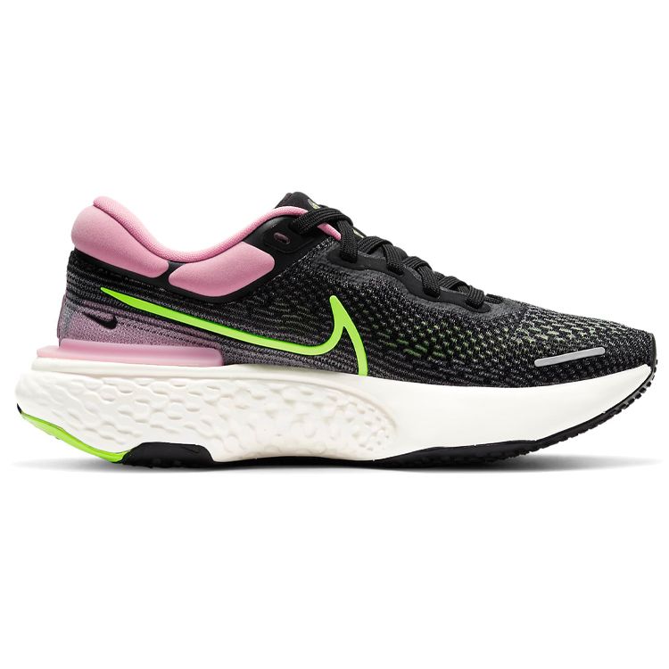 Nike  ZoomX Invincible Run Flyknit Black Elemental Pink Women Sneakers Cyber CT2229-002