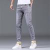 Jeans d'hiver pour hommes 2024 Doublés polaire Épaissis Coupe droite ajustée Amples Extensibles Garde au chaud Décontractés Pantalons longs pour hommes