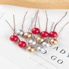 30/50Pcs Artificial Small Round Beads Polychrome Festival Home Wedding Garden Christmas Garland Ornamental Flowerpot Decorations