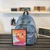 College Style Couple Student Schoolbag Denim Lightweight Backpack