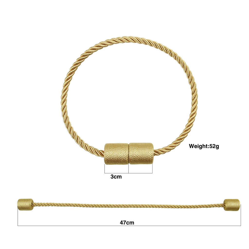 2 Pezzi Moderni Fermatende Magnetici, Eleganti e Forti Fermatende per Tende
