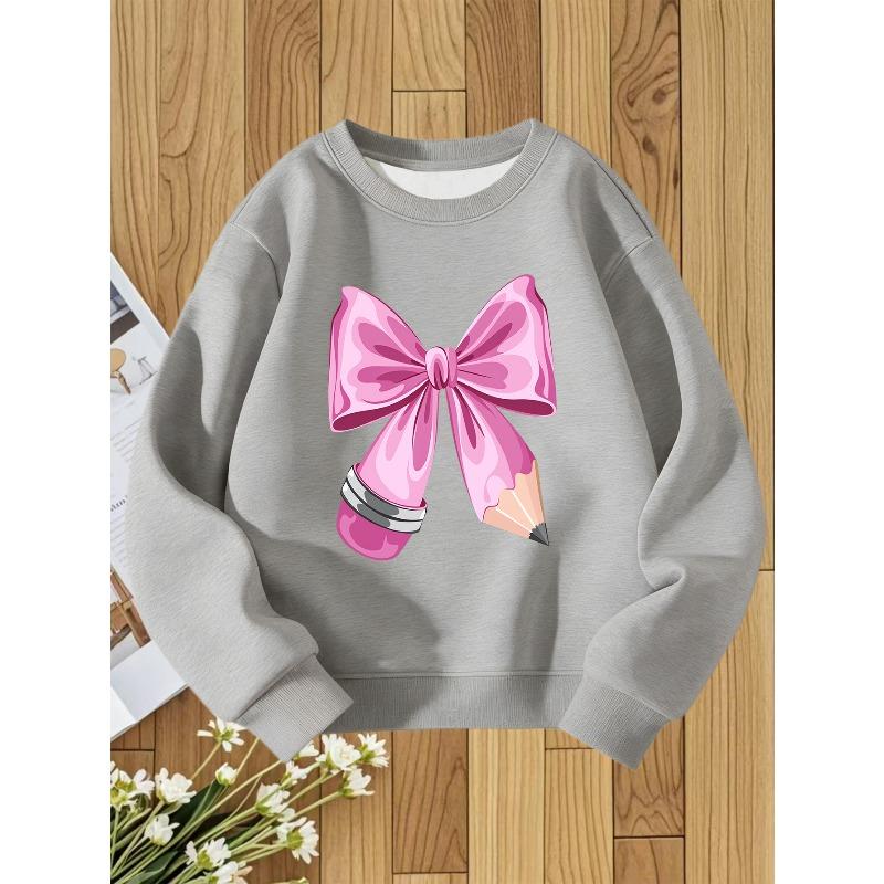 European Size Round Neck Sweatshirt with Fashionable Print, a Versatile Top