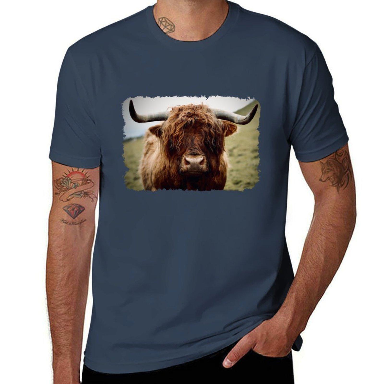 Highland Cattle Tshirt Casual Everyday Wear Tshirt S