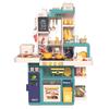 Playing House Children'S Light Music 93Cm Steam Outlet Water Spray Kitchen Cooking Utensils Table Set Toys
