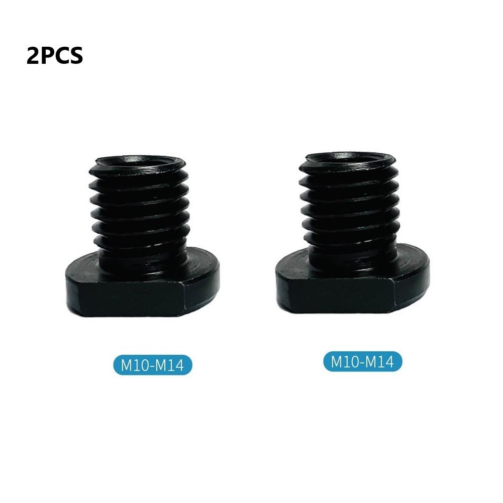 2 Pcs Angle Grinder Converter Connector M10 To M14/M16 Thread Connecting Adapter Steel For Polishing Machine Tools Parts