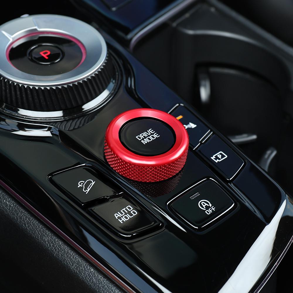 Für Kia Sportage NQ5 2026-2026 Aluminium Zentralantrieb Modell Schalterknopf Ring Abdeckung Zierleiste Innenzubehör