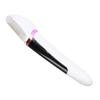 Facial Exfoliation Hair Removing Polishing Tool Rechargeable Hair Remover with LED Light 6 Replaccement Heads for Sensitive Skin White