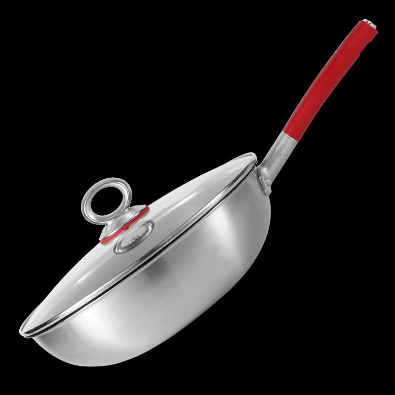 Shibazi Hongyun 32cm Titanium Steel Non-stick Wok
