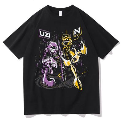 T-shirts Murder Drones N et Uzi Mode Femmes/Hommes Coton Chaud Anime T-shirts Hip Hop Manches Courtes Vêtements Punk Y2K Streetwear T-shirt