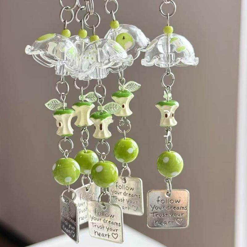 Y2K Handbag Charm Beaded Wind Chime Keychain Pendant Kawaii Bag Ornament Accessories For Girls Women