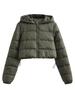 Chaqueta Cardigan de Algodón con Capucha de Manga Larga para Mujer, Moda Europea de Invierno 2023