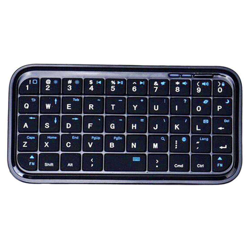 Small Keyboard Bluetooth Wired Dual Mode Compact Portable 300mAh Rechargeable Travel Keyboard for Laptop Tablet Phone
