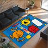 Personalized Crystal Velvet Carpet Custom Name Text,Mr. Men & Little Miss Anti Slip Area Rug For Home Decoration