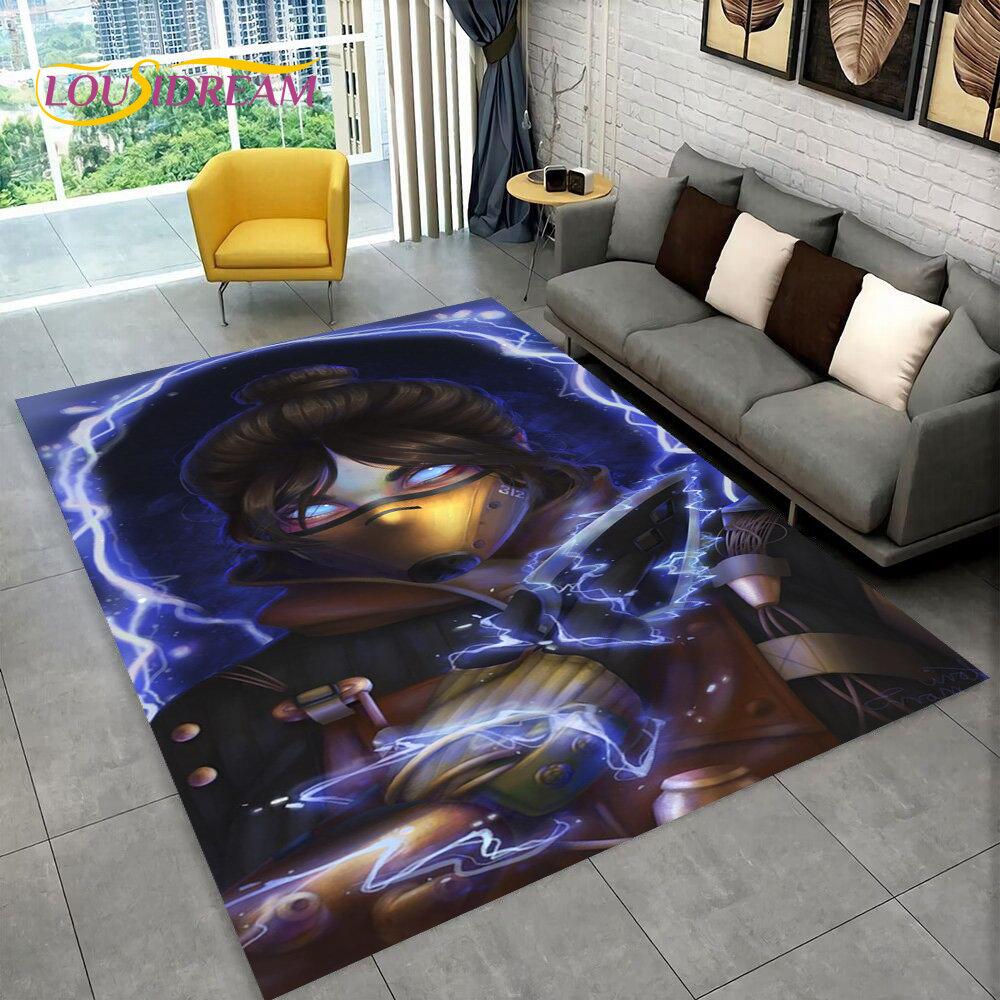 Apex Legends Game Gamer Cartoon Area Rug,Carpet Rug for Living Room Bedroom Sofa Doormat Decoration,kids Play Non-slip Floor Mat