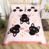 Unicorn Duvet Cover Set Cartoon Galaxy Rainbow Colourful Unicorn Cute Romantic Theme For Kids Girls Polyester Comforter Cover