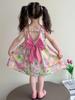 2025 New Fashion Floral Sleeveless Summer Dress for Baby Girls – Cotton