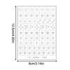 Nail Art Hollow Out Stickers Star Butterfly Love Self-Adhesive Template Stamp Nail Charm Manicure Decorations