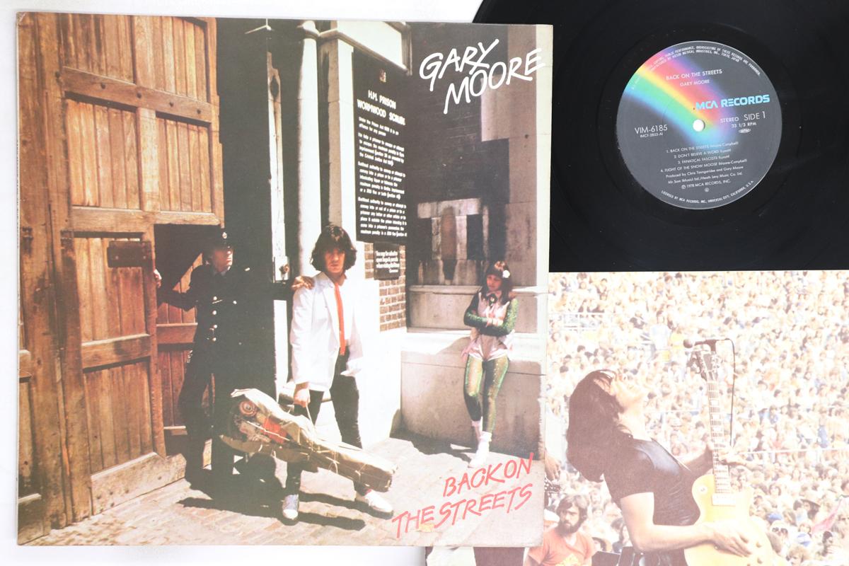 

LP Record GARY MOORE - Back On The Streets VIM6185 MCA 1978 Japan Rock Used