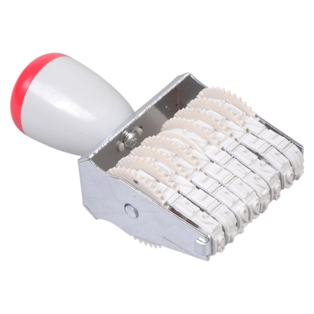 Rubber Date Stamp 6 Digits 8 Digits Rubber Stamp Line Dater Office Stamp Rotating Stamp for Scrapbooking Packaging Craft