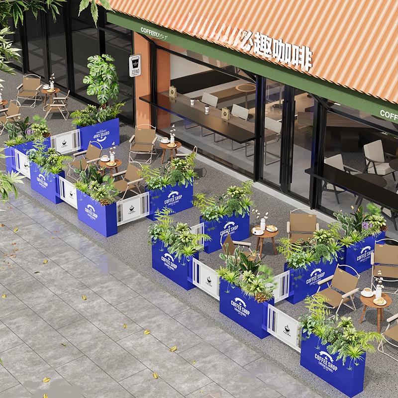 Outdoor Commercial Fence Planter Box