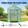 VEVOR Walk-in Green House, 4.6 X 2.4 X 6.7 Ft Greenhouse with Shelves, Set Up In Minutes