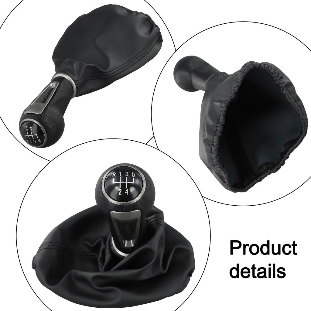 Shift Knob Replacement Handball Diameter 3.7cm Gear Shift Knob Leather Gear Knob Modern Design Gear Handle For SEAT
